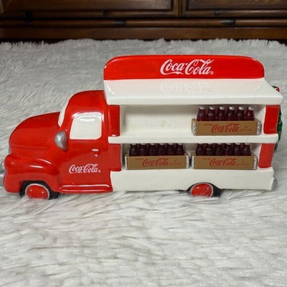 Vintage Coca-Cola Ceramic Department 56 Red White Bottle Case Delivery Truck - Picture 2 of 10